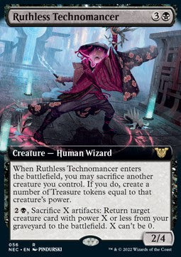 Ruthless Technomancer (V.2) - Commander: Kamigawa: Neon Dynasty (Rare) [NEC-56]