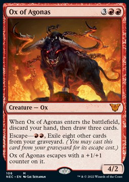 Ox of Agonas - Commander: Kamigawa: Neon Dynasty (Mythic) [NEC-108]