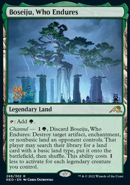 Boseiju, Who Endures (V.1) - Kamigawa: Neon Dynasty: Promos (Rare) [PNEO-266]