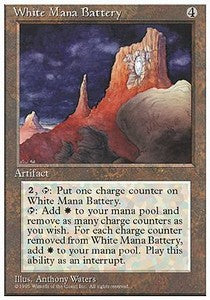 White Mana Battery - Fourth Edition (Rare)