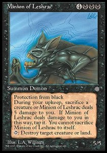 Minion of Leshrac - Ice Age (Rare)