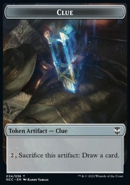 Copy Token // Clue Token - Commander: Streets of New Capenna: Extras (Token) [XNCC-T 1/34]
