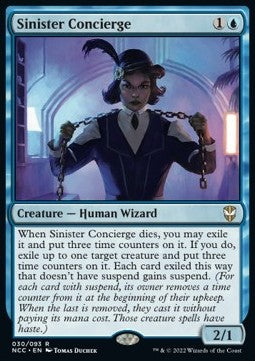Sinister Concierge - Commander: Streets of New Capenna (Rare) [NCC-30]