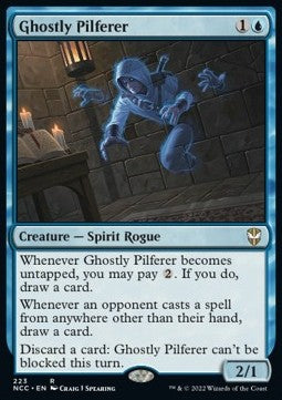 Ghostly Pilferer - Commander: Streets of New Capenna (Rare) [NCC-223]