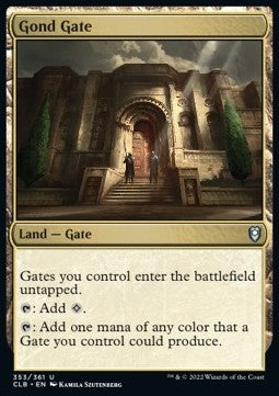 Gond Gate - Commander Legends: Battle for Baldur's Gate (Uncommon) [CLB-353]