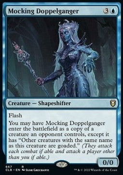 Mocking Doppelganger (V.1) - Commander Legends: Battle for Baldur's Gate: Extras (Rare) [XCLB-667]