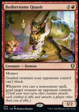 Bothersome Quasit (V.1) - Commander Legends: Battle for Baldur's Gate: Extras (Rare) [XCLB-674]