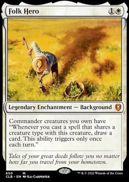 Folk Hero (V.1) - Commander Legends: Battle for Baldur's Gate: Extras (Mythic) [XCLB-650]