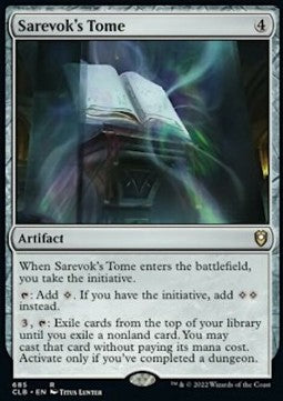 Sarevok's Tome (V.1) - Commander Legends: Battle for Baldur's Gate: Extras (Rare) [XCLB-685]
