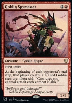 Goblin Spymaster - Commander Legends: Battle for Baldur's Gate: Extras (Rare) [XCLB-795]