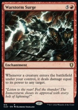 Warstorm Surge - Commander Legends: Battle for Baldur's Gate: Extras (Rare) [XCLB-815]