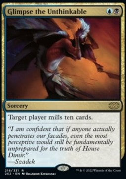 Glimpse the Unthinkable - Double Masters 2022 (Rare) [2X2-218]