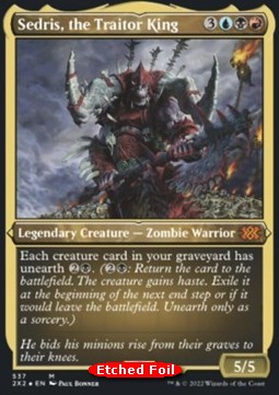 Sedris, the Traitor King (V.2) - Double Masters 2022: Extras (Mythic) [X2X2-537]