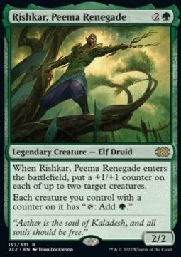 Rishkar, Peema Renegade - Double Masters 2022 (Rare) [2X2-157]