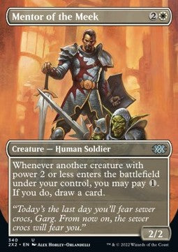Mentor of the Meek - Double Masters 2022: Extras (Uncommon) [X2X2-340]