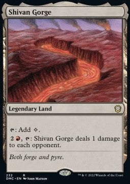Shivan Gorge - Commander: Dominaria United (Rare) [DMC-232]