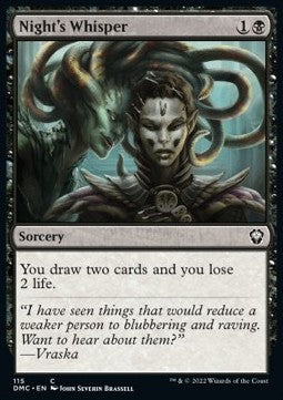 Night's Whisper - Commander: Dominaria United (Common) [DMC-115]