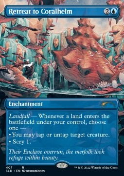 Retreat to Coralhelm - Secret Lair Drop Series: June Superdrop 2022 (Rare) [SLDJS-407]
