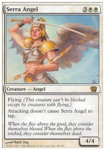 Serra Angel - Eighth Edition (Rare) [8ED-45]