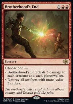Brotherhood's End - The Brothers' War (Rare) [BRO-128]