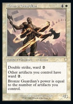 Bronze Guardian - Commander: The Brothers' War (Rare) [BRC-70]