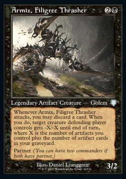 Armix, Filigree Thrasher - Commander: The Brothers' War (Uncommon) [BRC-103]