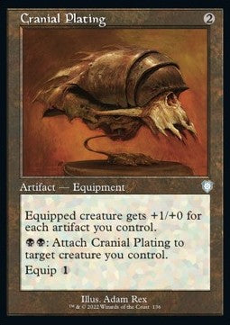 Cranial Plating - Commander: The Brothers' War (Uncommon) [BRC-136]