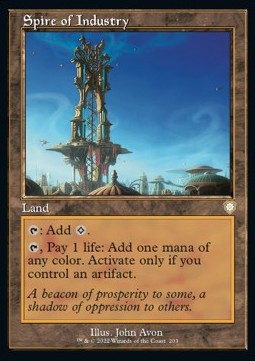 Spire of Industry - Commander: The Brothers' War (Rare) [BRC-203]