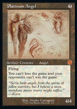 Platinum Angel (V.2) - Retro Frame Artifacts (Mythic) [BRR-104]