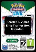 Live Code Card (Miraidon Elite Trainer Box) - Scarlet & Violet (Online Code Card)