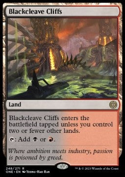 Blackcleave Cliffs - Phyrexia: All Will Be One (Rare) [ONE-248]