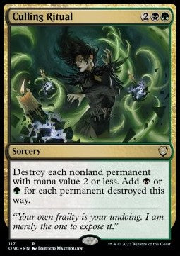 Culling Ritual - Commander: Phyrexia: All Will Be One (Rare) [ONC-117]
