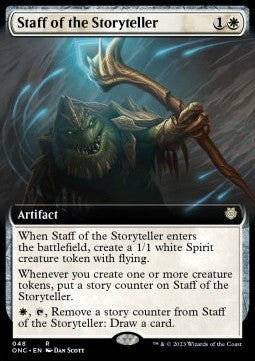 Staff of the Storyteller - Commander: Phyrexia: All Will Be One: Extras (Rare) [XONC-48]