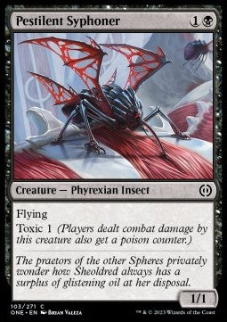 Pestilent Syphoner - Phyrexia: All Will Be One (Common) [ONE-103]