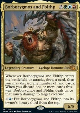 Borborygmos and Fblthp - March of the Machine (Mythic) [MOM-219]
