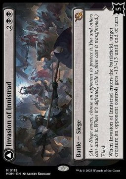 Invasion of Innistrad // Deluge of the Dead - March of the Machine (Mythic) [MOM-115]