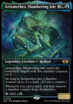 Arixmethes, Slumbering Isle (V.1) - Multiverse Legends (Rare) [MUL-32]