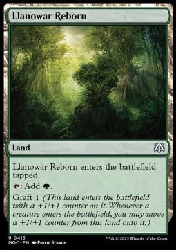 Llanowar Reborn - Commander: March of the Machine (Uncommon) [MOC-413]