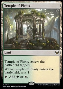 Temple of Plenty - Commander: March of the Machine (Rare) [MOC-435]