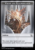 Wrenn and Realmbreaker Emblem - March of the Machine: Extras (Token) [XMOM-T23]
