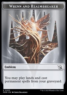 Wrenn and Realmbreaker Emblem - March of the Machine: Extras (Token) [XMOM-T23]