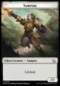 Vampire Token (White 1/1 Lifelink) - March of the Machine: Extras (Token) [XMOM-T3]
