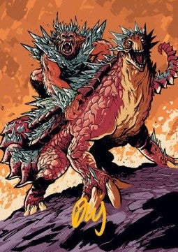 Art Series: Kogla and Yidaro (V.2) - March of the Machine: Extras (Tip Card) [XMOM-A61]