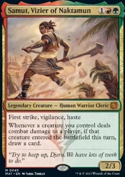 Samut, Vizier of Naktamun - March of the Machine: The Aftermath (Mythic) [MAT-45]