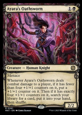 Ayara's Oathsworn (V.1) - March of the Machine: The Aftermath: Extras (Rare) [XMAT-61]