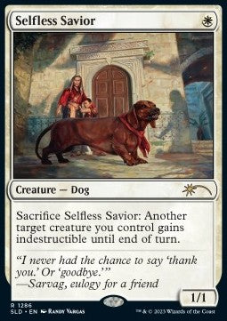 Selfless Savior - Secret Lair Drop Series: Spring Superdrop 2023 (Rare) [SLDSP3-1286]