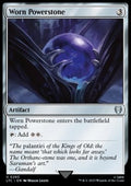 Worn Powerstone - Commander: The Lord of the Rings: Tales of Middle-earth (Uncommon) [LTC-293]