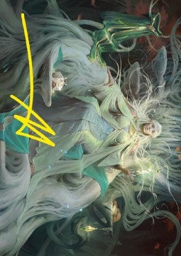 Art Series: Galadriel, Gift-Giver (V.2) - The Lord of the Rings: Tales of Middle-earth: Extras (Tip Card) [XLTR-A35]