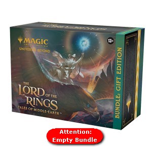 The Lord of the Rings: Tales of Middle-earth: Empty "Fat Pack Bundle: Gift Edition" Box - The Lord of the Rings: Tales of Middle-earth