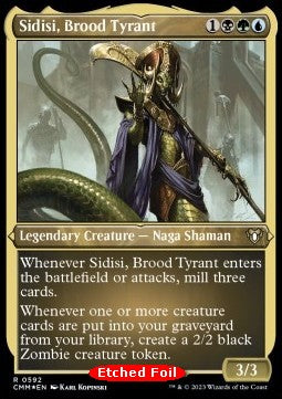 Sidisi, Brood Tyrant - Commander Masters: Extras (Rare) [XCMM-592]